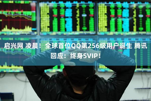 启兴网 凌晨！全球首位QQ第256级用户诞生 腾讯回应：终身SVIP！