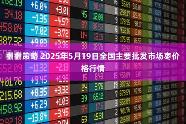 翻翻策略 2025年5月19日全国主要批发市场枣价格行情