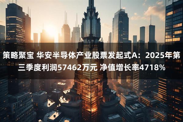 策略聚宝 华安半导体产业股票发起式A：2025年第三季度利润57462万元 净值增长率4718%